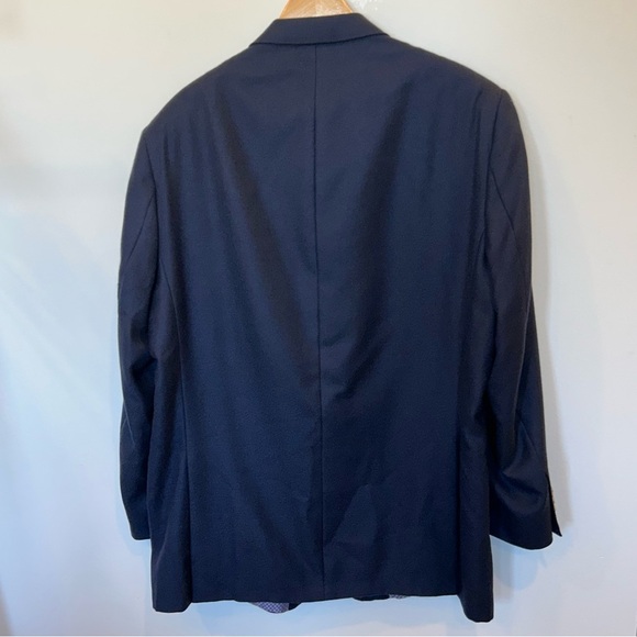 Hart Schaffner Marx Blue and Gold Sport Coat - Picture 2 of 11